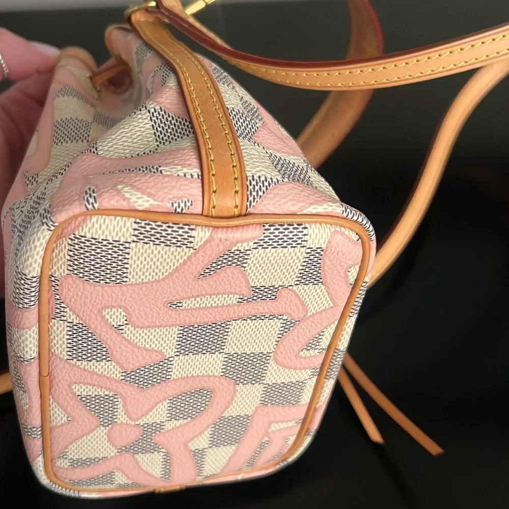 Louis Vuitton Damier Azur Tahiti Nano Noe Shoulder Bag - Picture 6 of 17